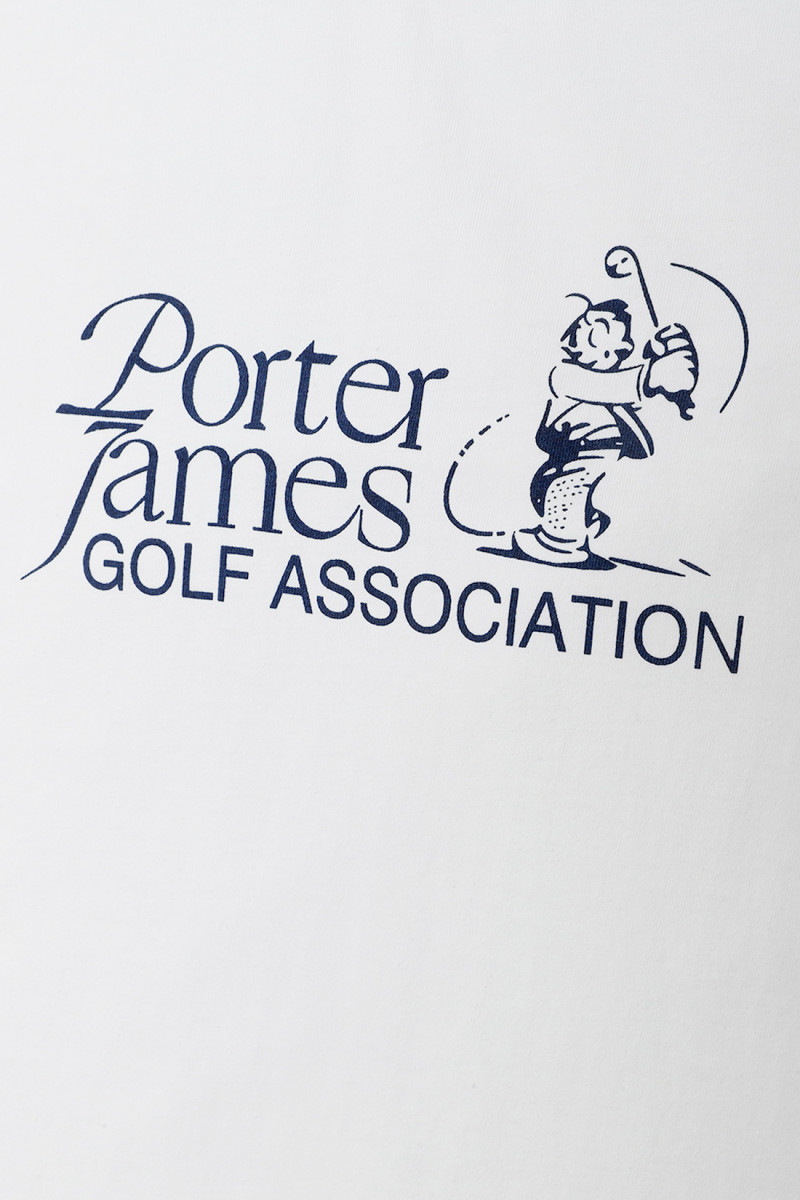 Porter james sports Golf association tee White - GRADUATE STORE