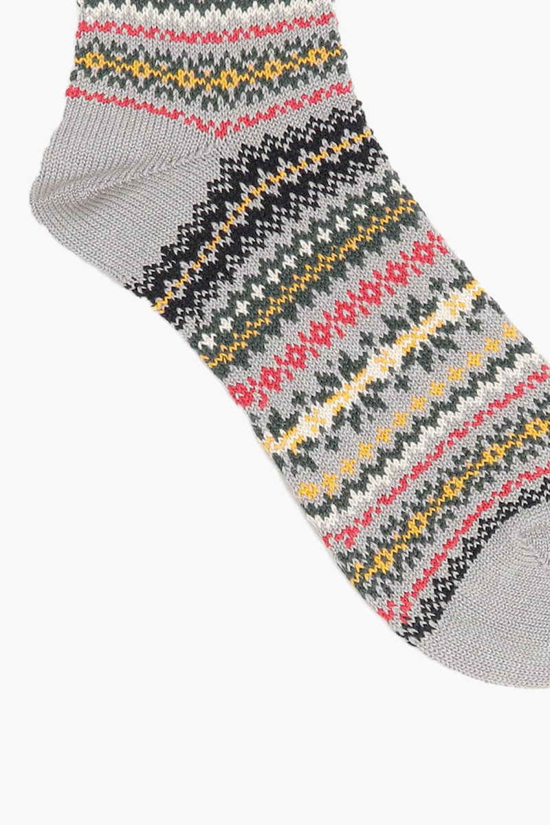 Fair isle socks Grey/base
