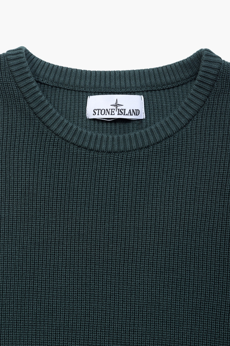 507d8 crewneck knit v0053 Verde bottiglia