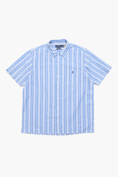 Polo ralph lauren Classic fit s/s stripe shirt Blue/white - ...