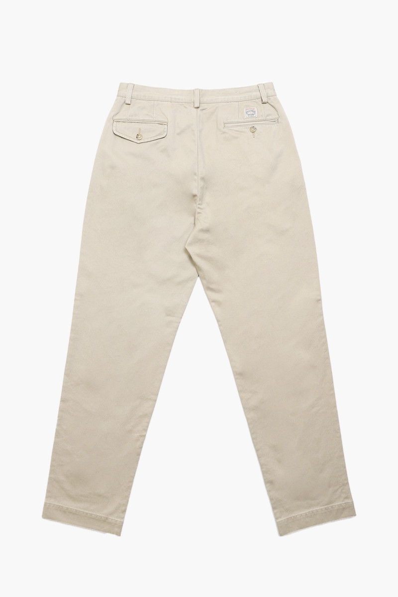 Whitman pleated chino rlxd fit Tan