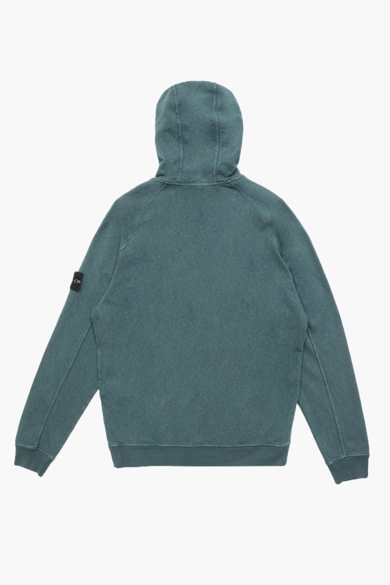 62160 hooded sweater v0153 Verde bottiglia