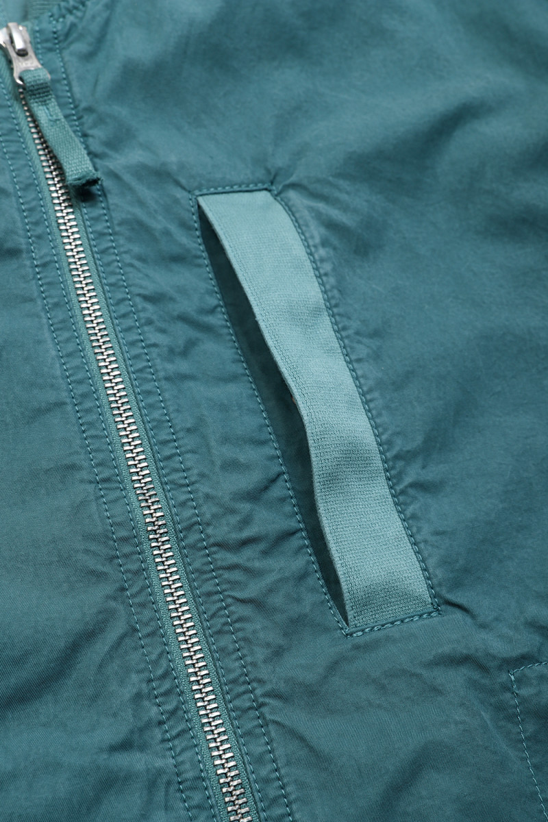 42629 cupro jacket v0053 Verde botteglia