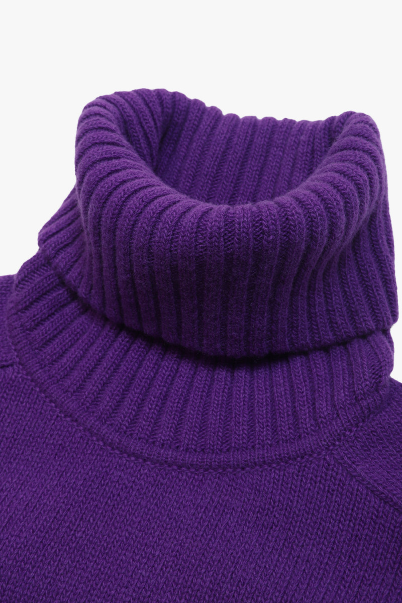 Ami Turtleneck sweater Purple - GRADUATE STORE