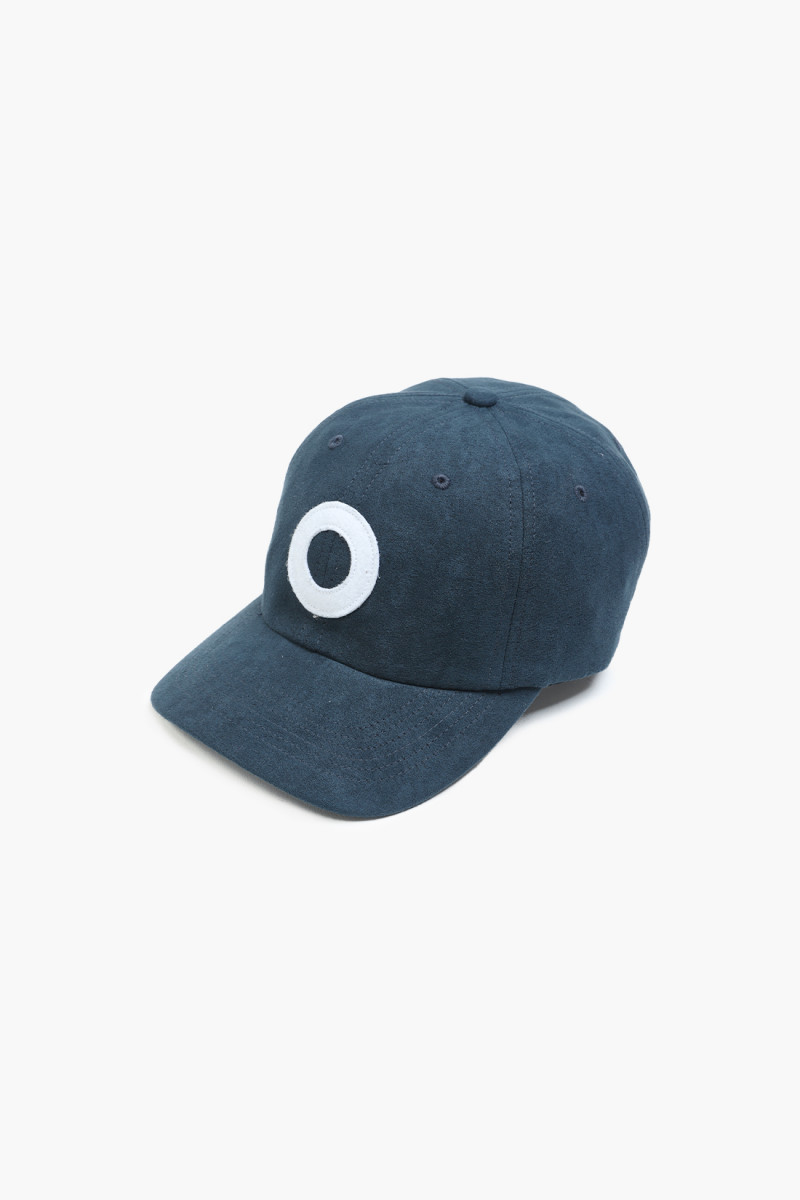 Suede o sixpanel hat Navy