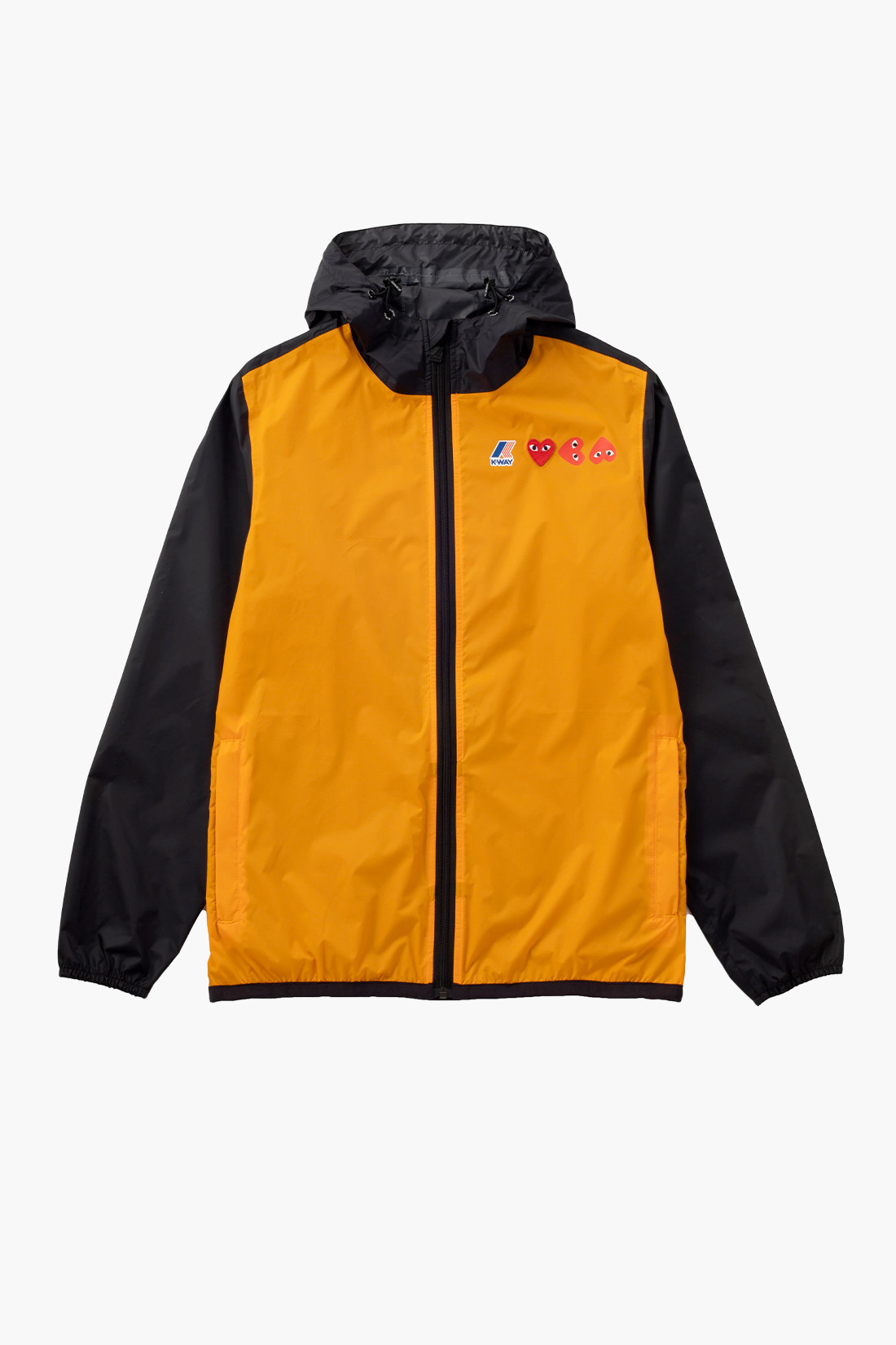Kway x cdg K-way hoodie full zip Orange/black - GRADUATE STORE | FR