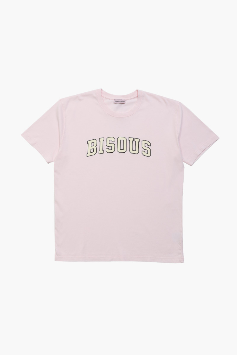 Bisous skateboards T-shirt bisous college Light pink - GRADUATE ...