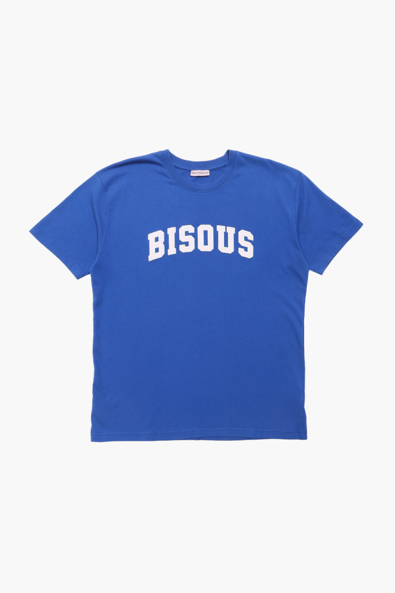 Bisous skateboards T-shirt bisous college Royal - GRADUATE STORE
