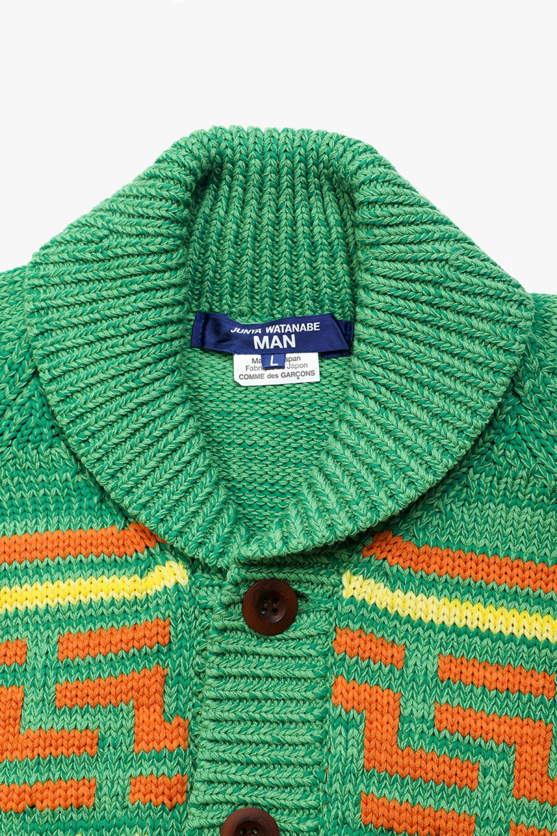 Wk-n003-051 cardigan knit Multi
