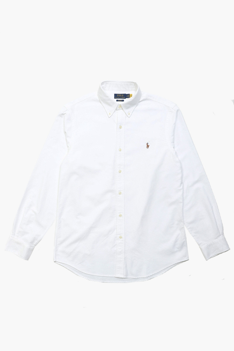 Custom fit oxford shirt White
