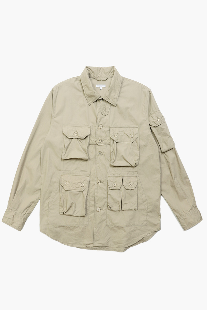 Engineered garments Explorer shirt jacket poplin Khaki - GRADUATE ...