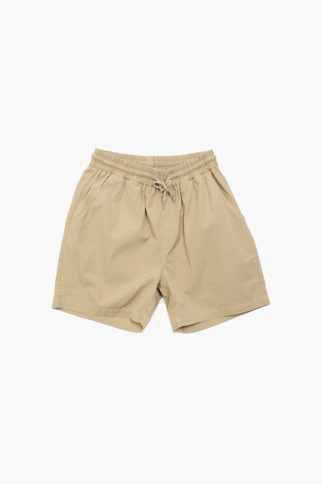 Organic twill shorts desert Khaki