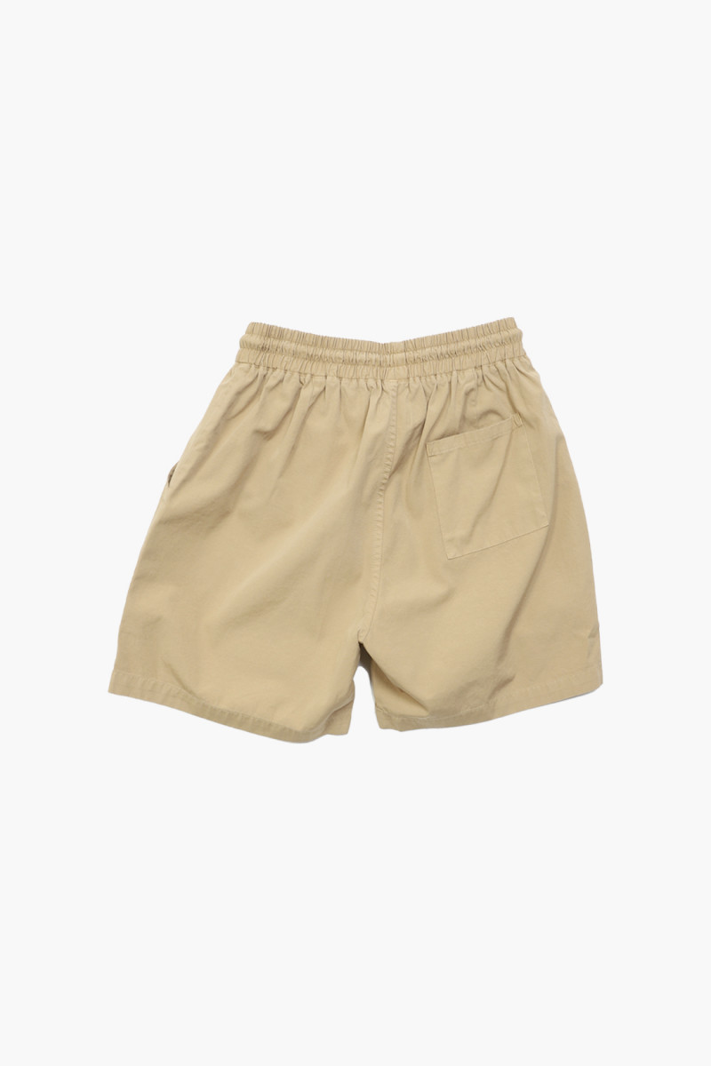 Organic twill shorts desert Khaki