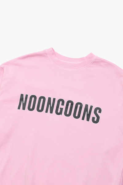 Noon goons Spellout sweatshirt Prism pink - GRADUATE STORE