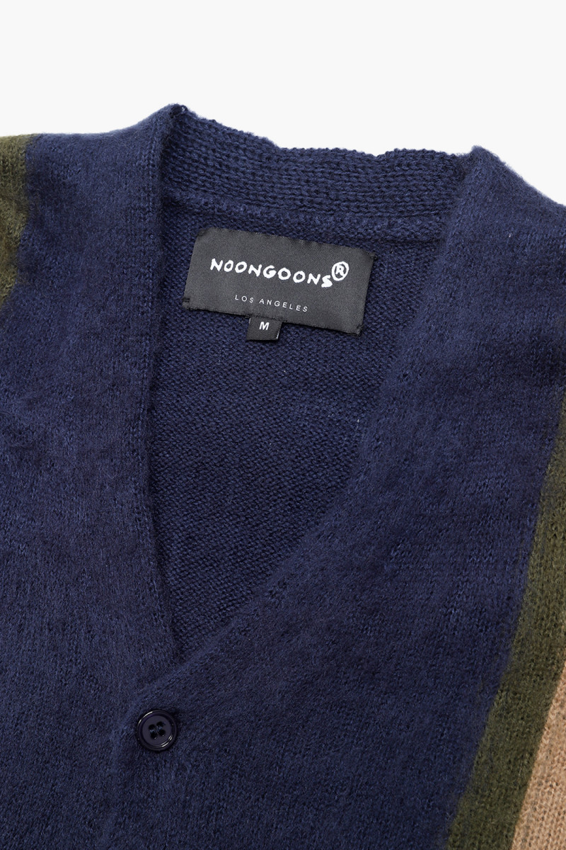 Recess knit cardigan Navy/moss