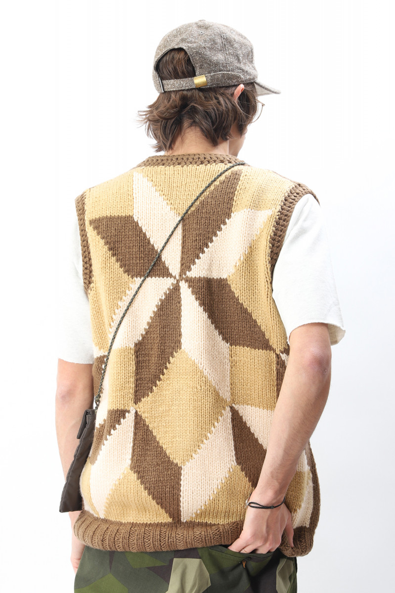 Ymc Appalachian knit Brown - GRADUATE STORE