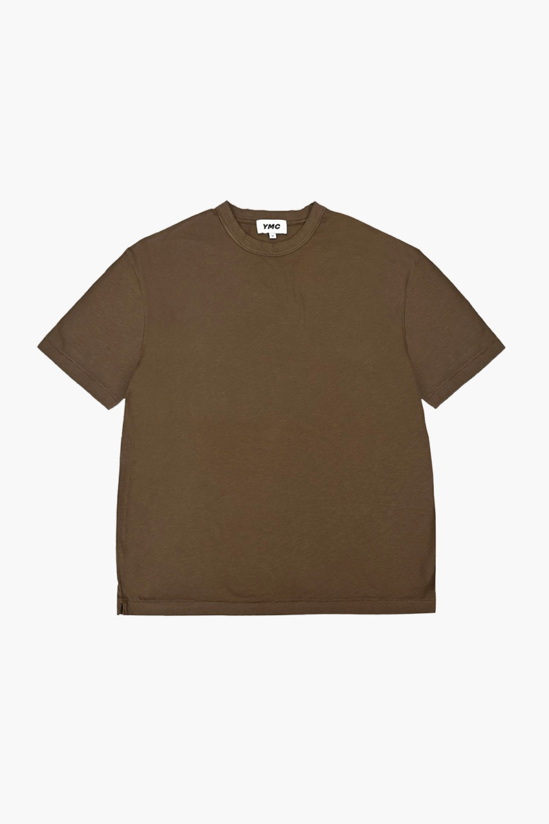 Ymc Triple t-shirt Brown - GRADUATE STORE