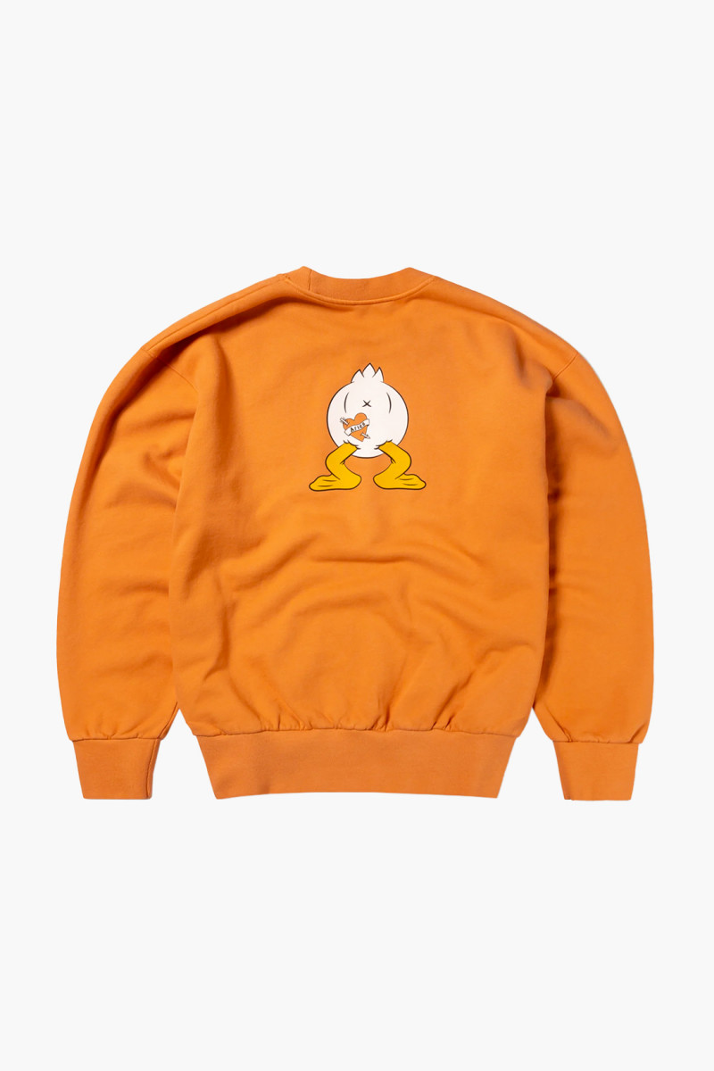 Aye duck sweatshirt Coral