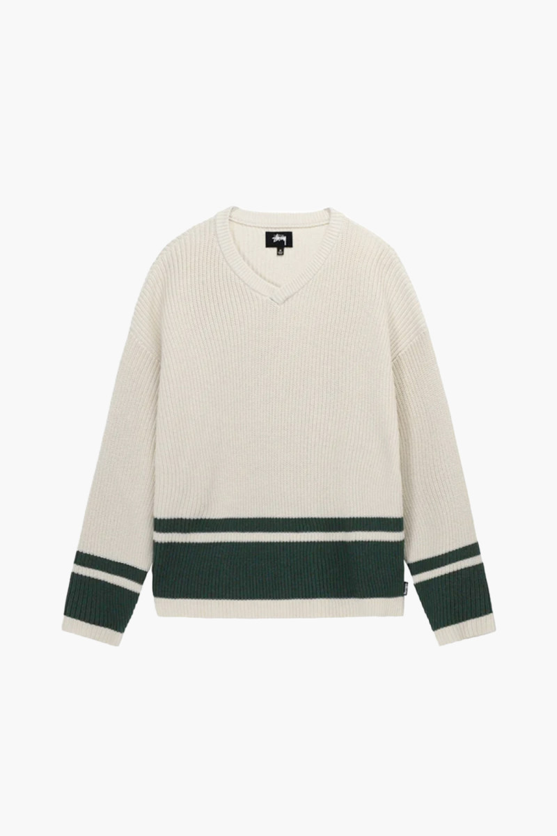 Stussy Athletic sweater Natural - GRADUATE STORE