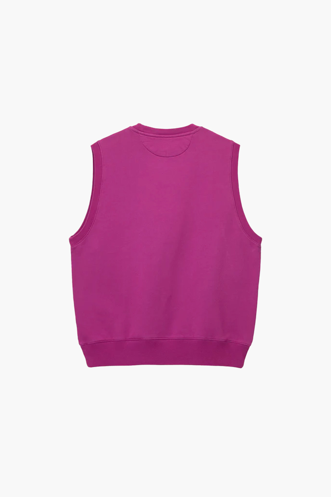 Stussy Ss-link fleece vest Magenta - GRADUATE STORE