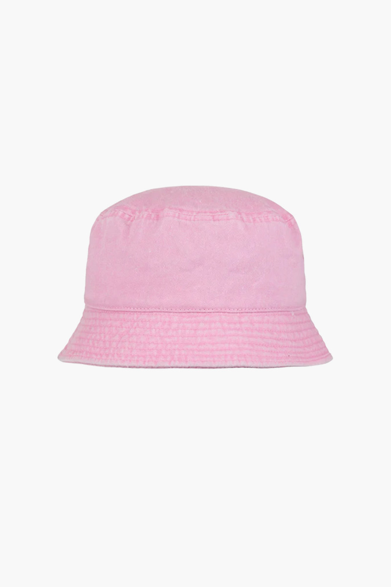 Washed stock bucket hat Pink