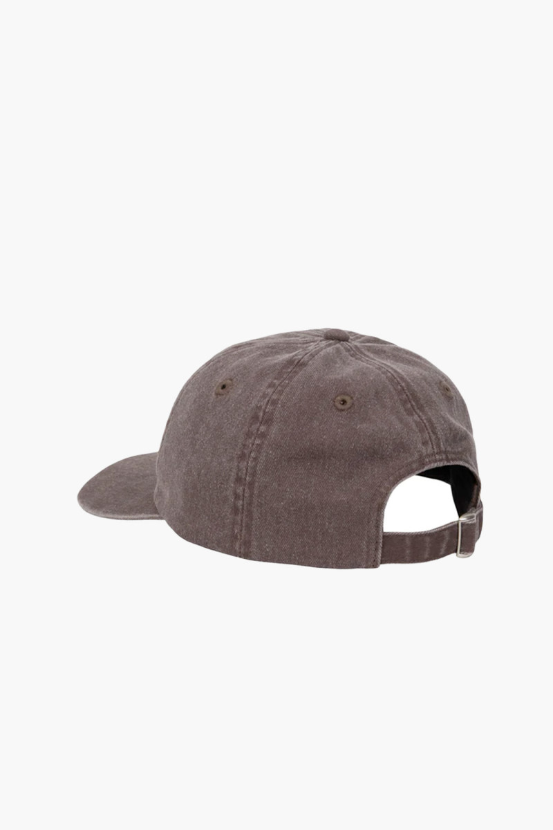 Stussy Washed stock low pro cap Mud - GRADUATE STORE