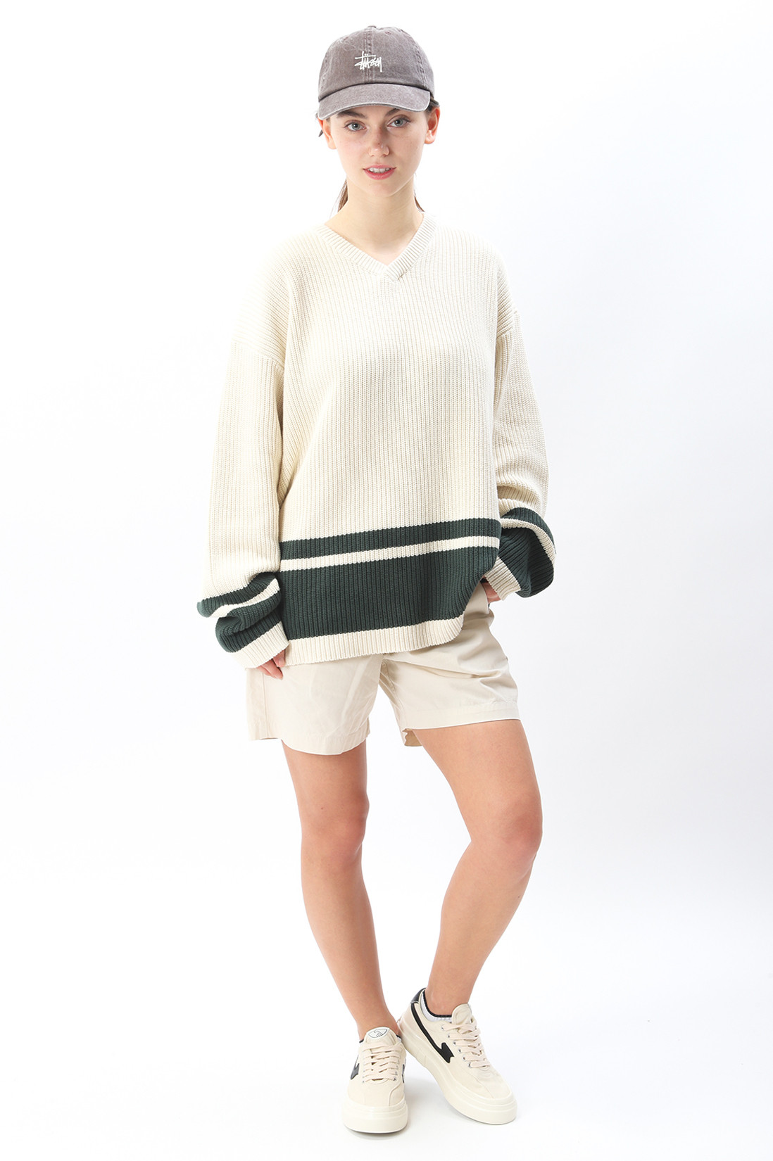 Athletic sweater Natural