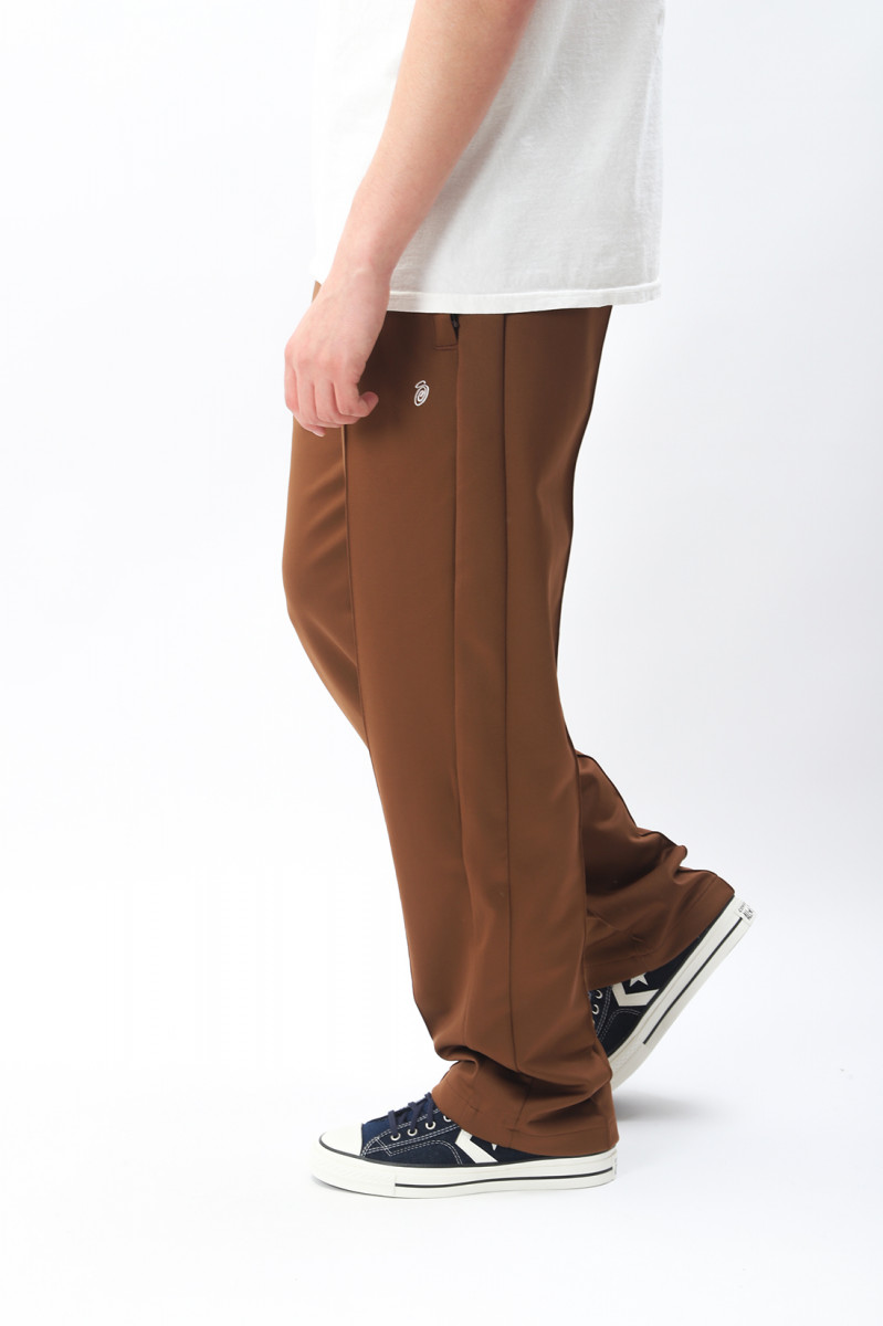 Poly track pant Brown