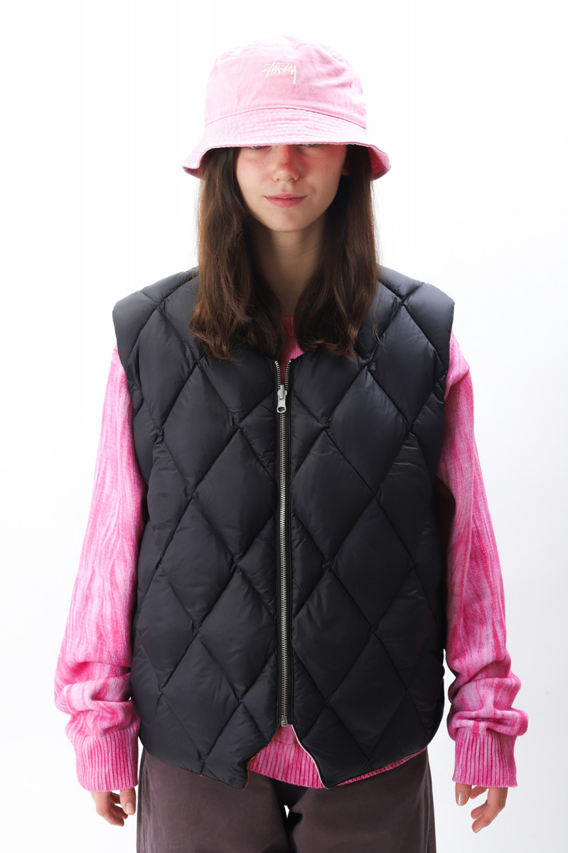 Stussy Reversible quilted vest Cowhide - GRADUATE STORE