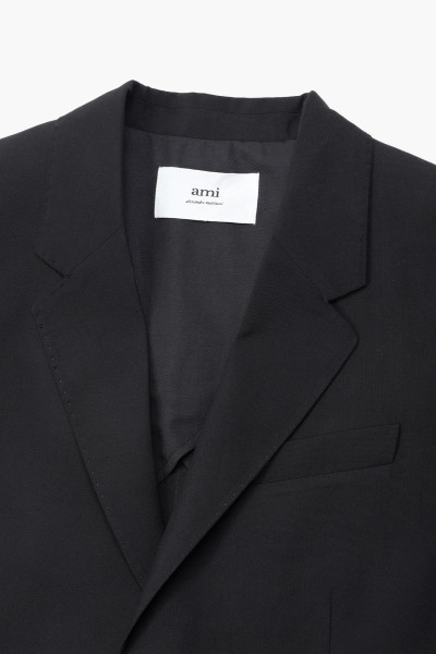 Ami Two buttons jacket wool viscos Black - GRADUATE STORE
