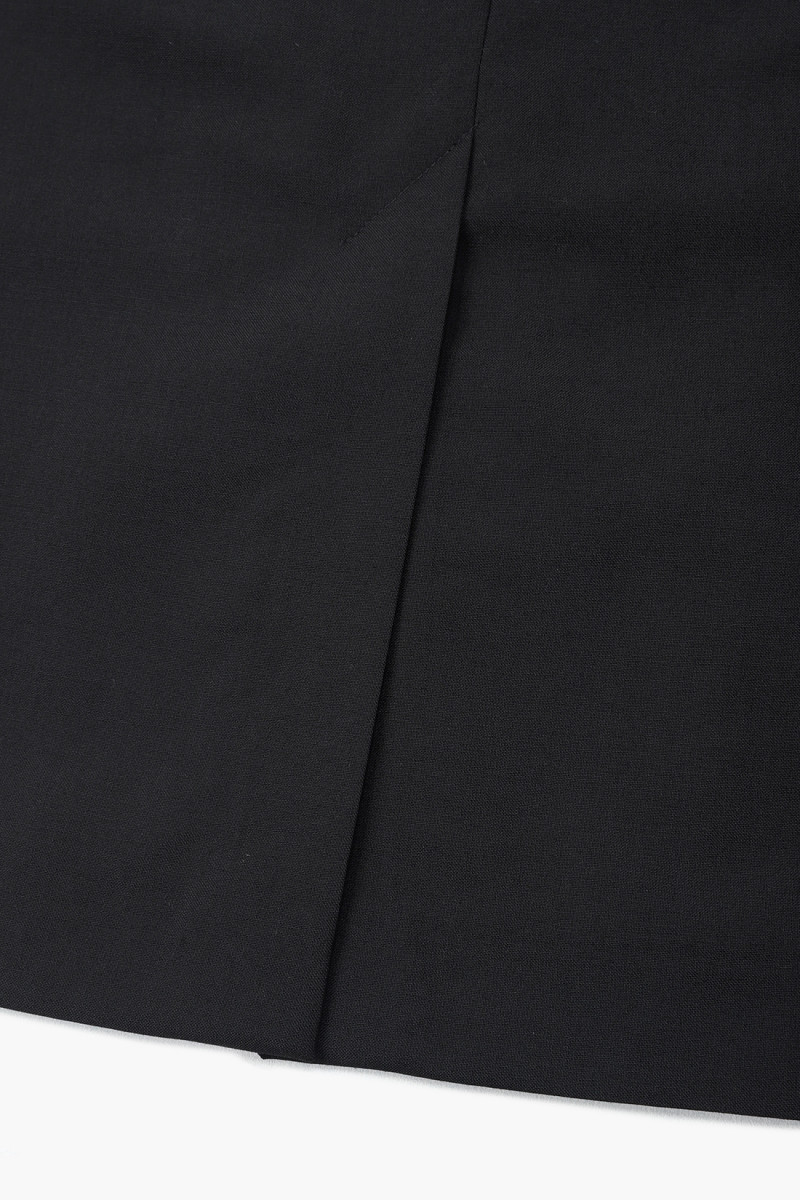 Two buttons jacket wool viscos Black
