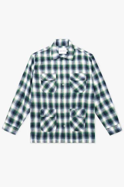 General admission Four pocket shirt Green - GRADUATE STORE