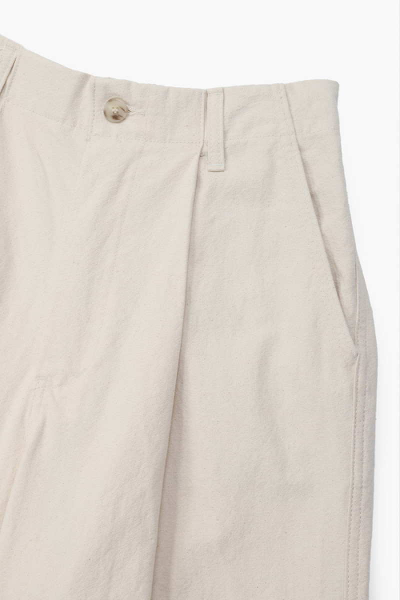 Costes Cotton balloon pants ivory Ivory - GRADUATE STORE