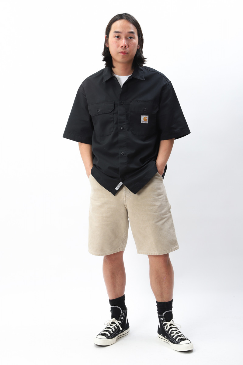 Carhartt wip S/s craft shirt Black - GRADUATE STORE