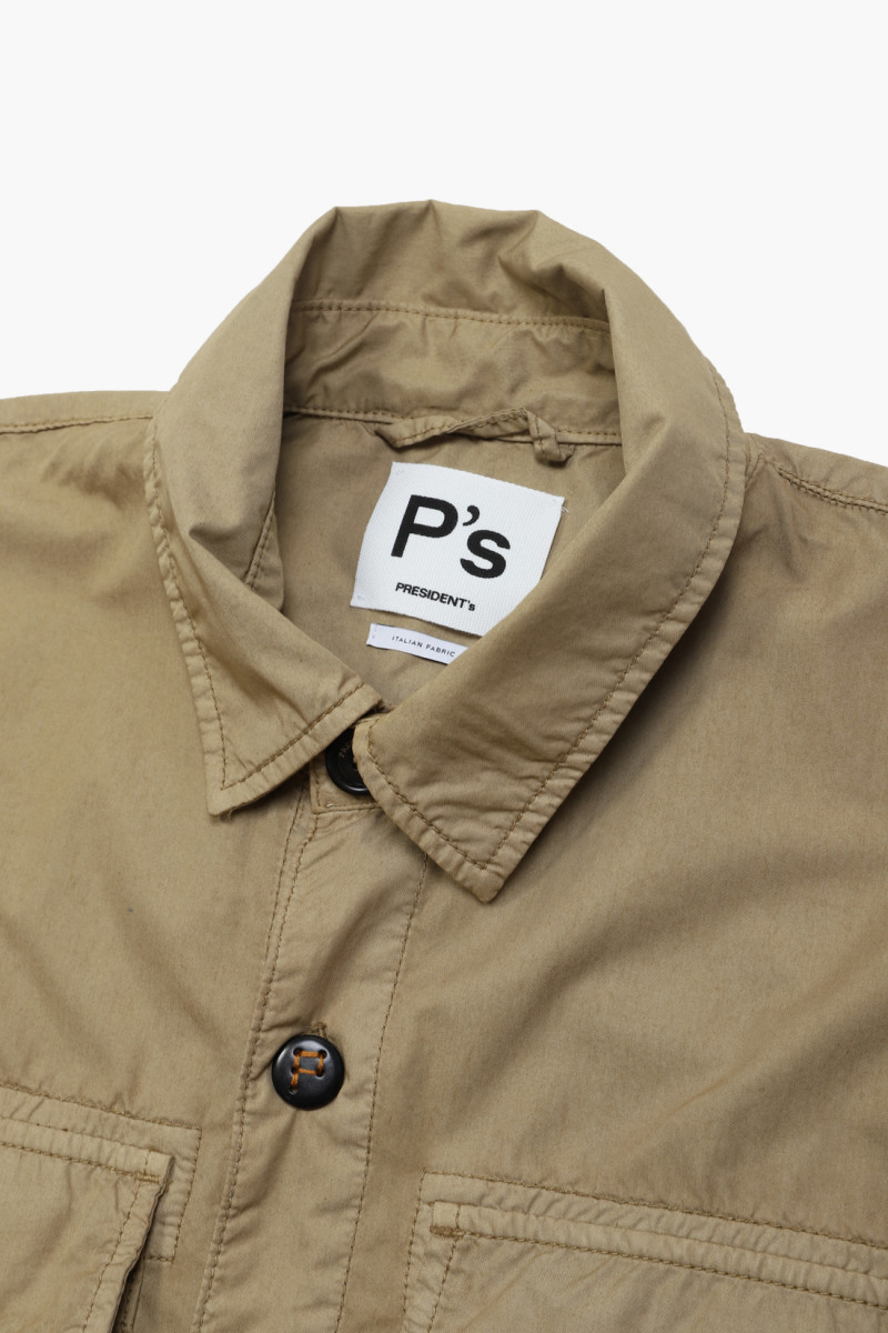 President's Shirt tack p's cotton nylon Sand - GRADUATE STORE
