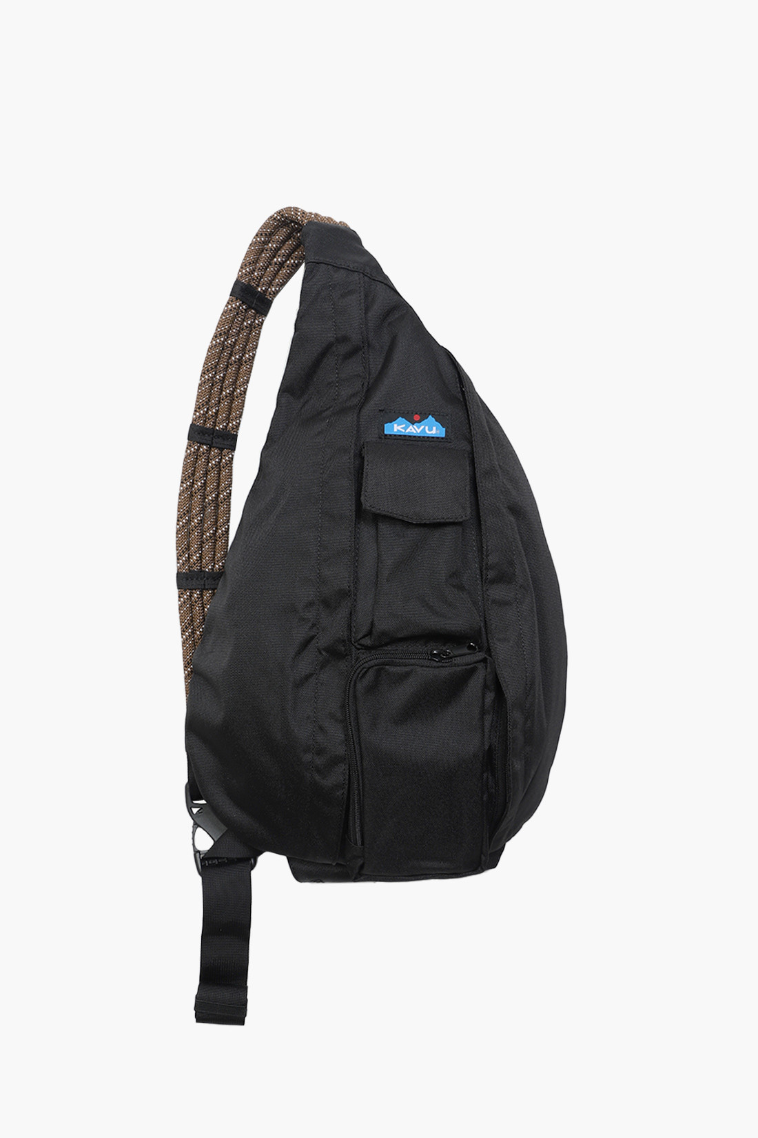 Rope sling bag Jet black