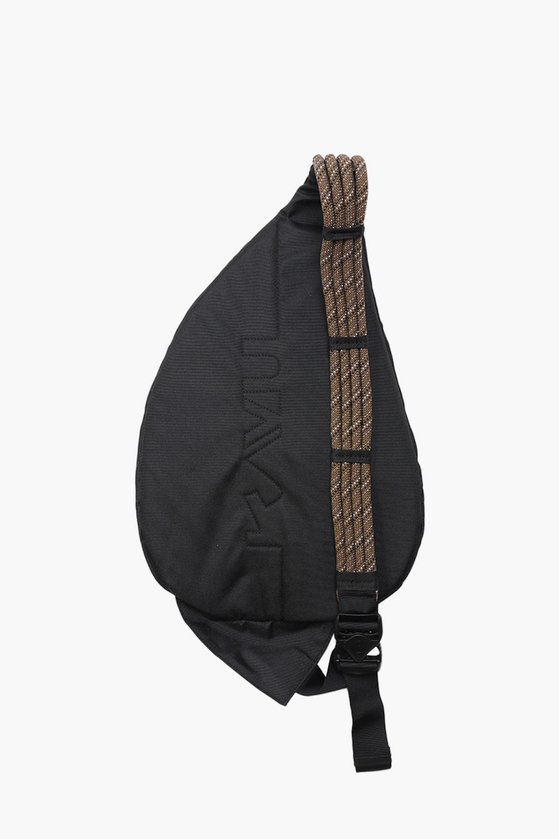 Rope sling bag Jet black