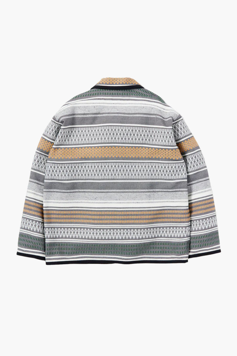 Mexican blanket jacket Gray