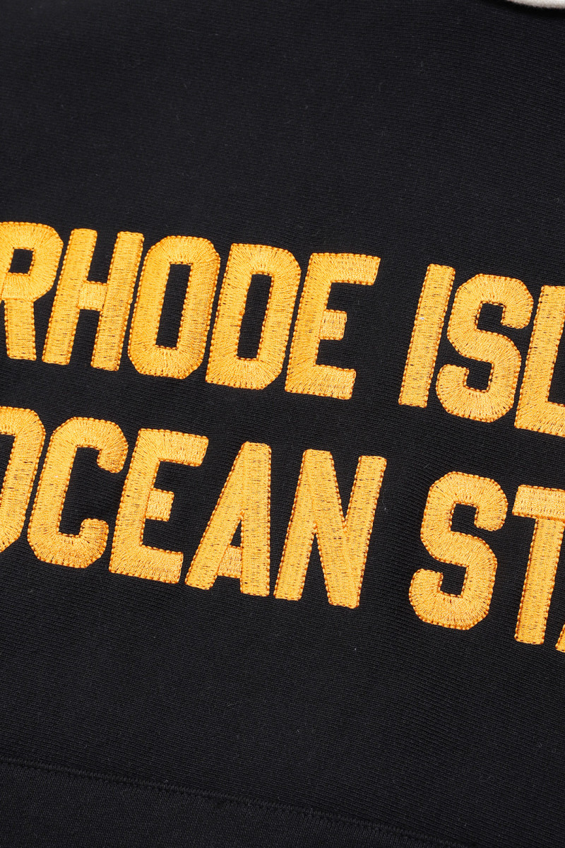 Rhode island hooded sweater Black/orange