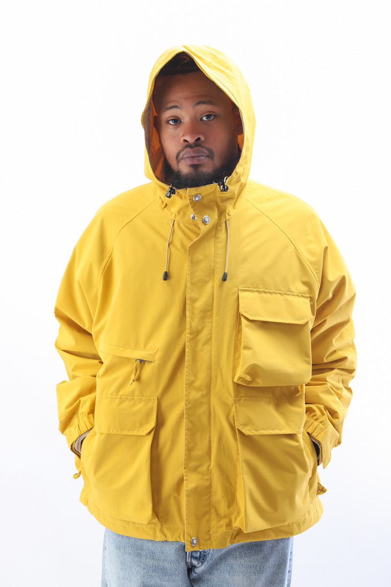 Hunting hooded jacket Yellow