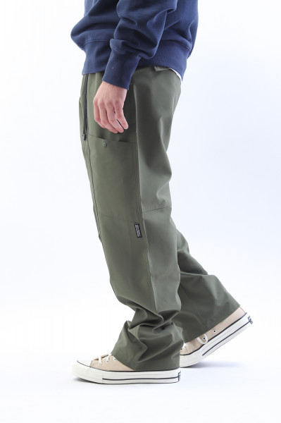 Uniform bridge & co Six strap pants Sage green - GRADUATE STORE