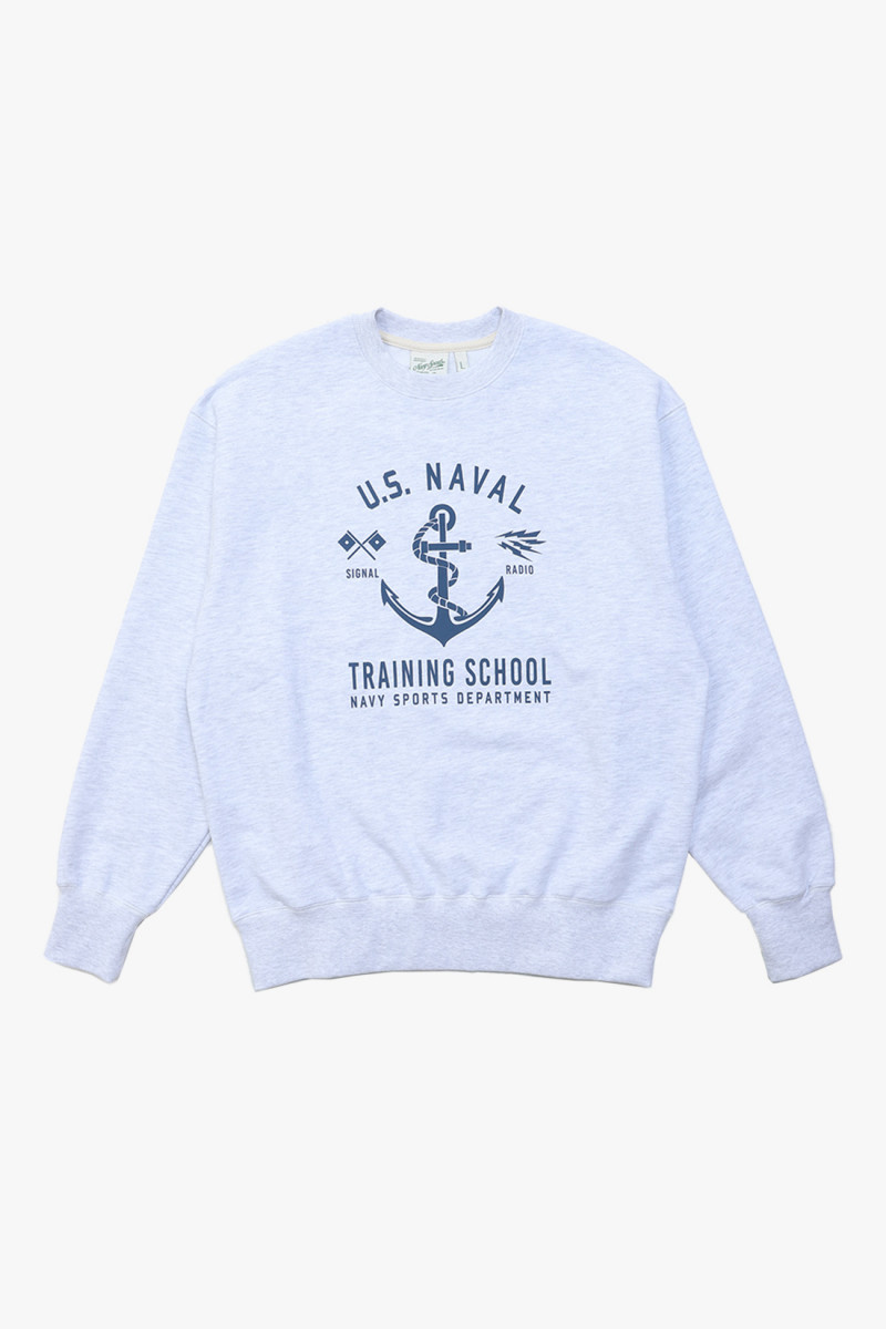 Naval ts sweatshirt Melange cotton