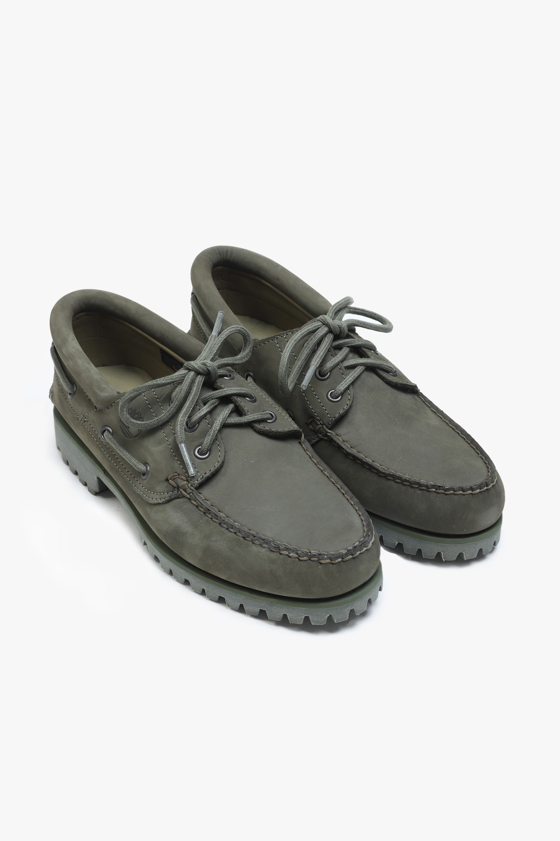 Timberland Authentic 3 eye nubuck Dark green - GRADUATE STORE