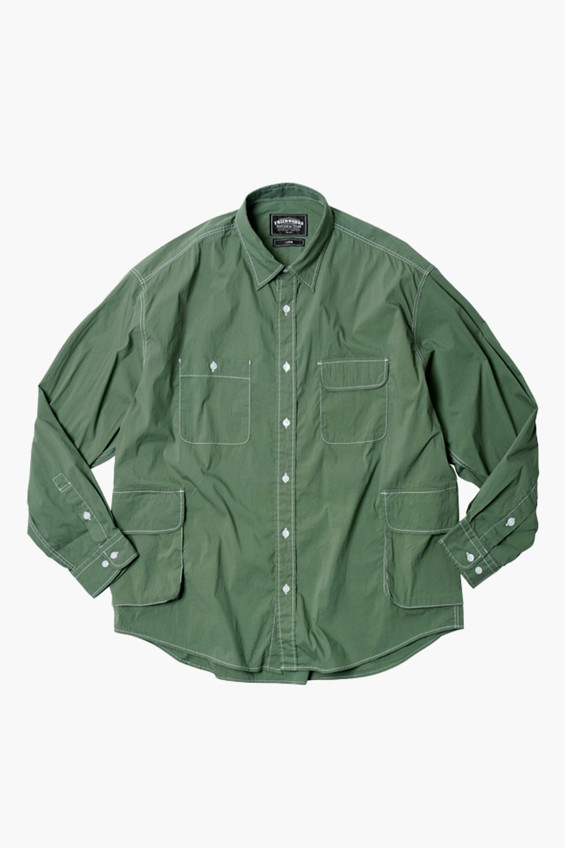 Frizmworks Great pocket shirt jacket Hunter green - GRADUATE STORE | EN