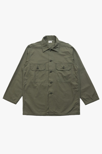 Orslow Trooper fatigue shirt Army green - GRADUATE STORE