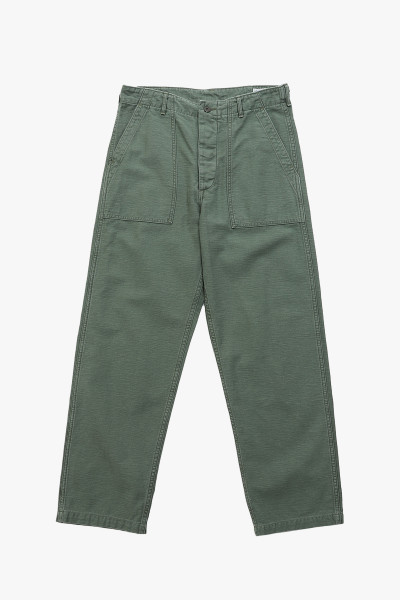 Orslow Us army fatigue pants Green used wash - GRADUATE STORE
