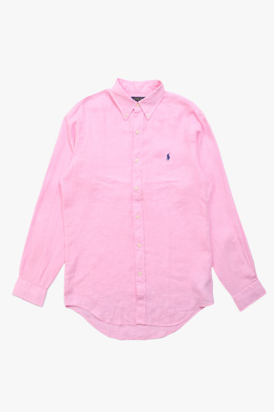 Polo ralph lauren Custom fit linen shirt Pink - GRADUATE STORE