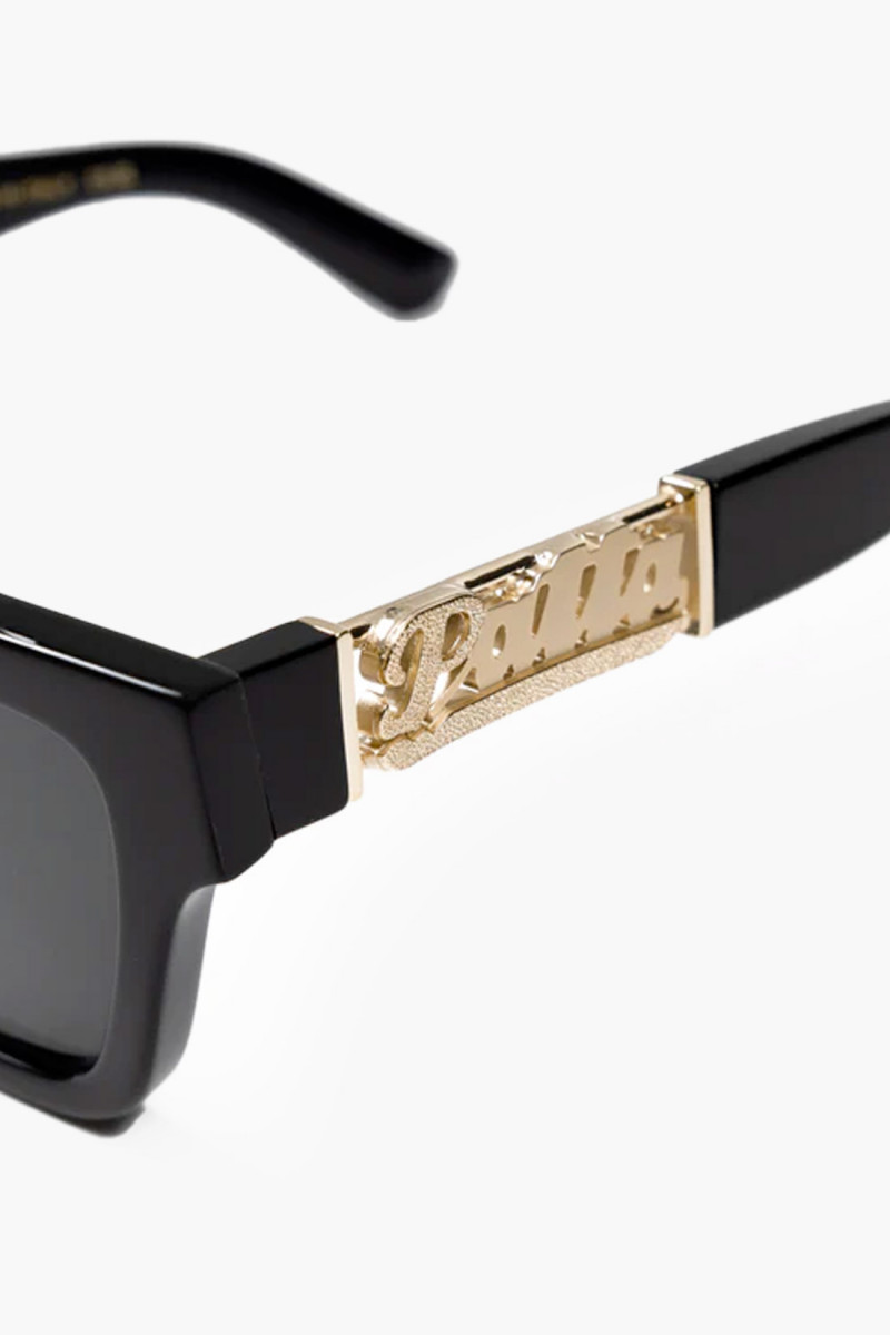 Patta gold stamp sunglasses Black