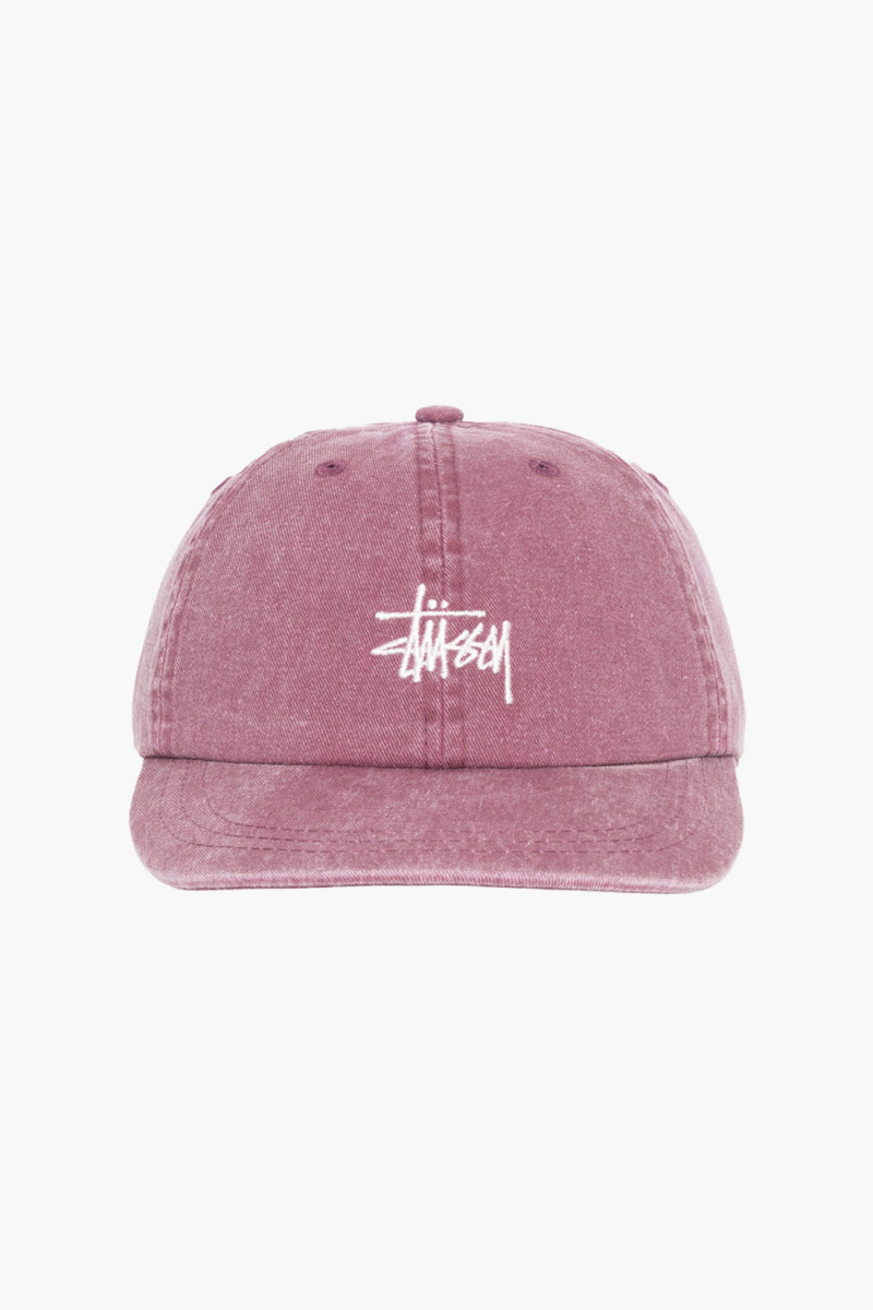 Washed stock low pro cap Burgundy