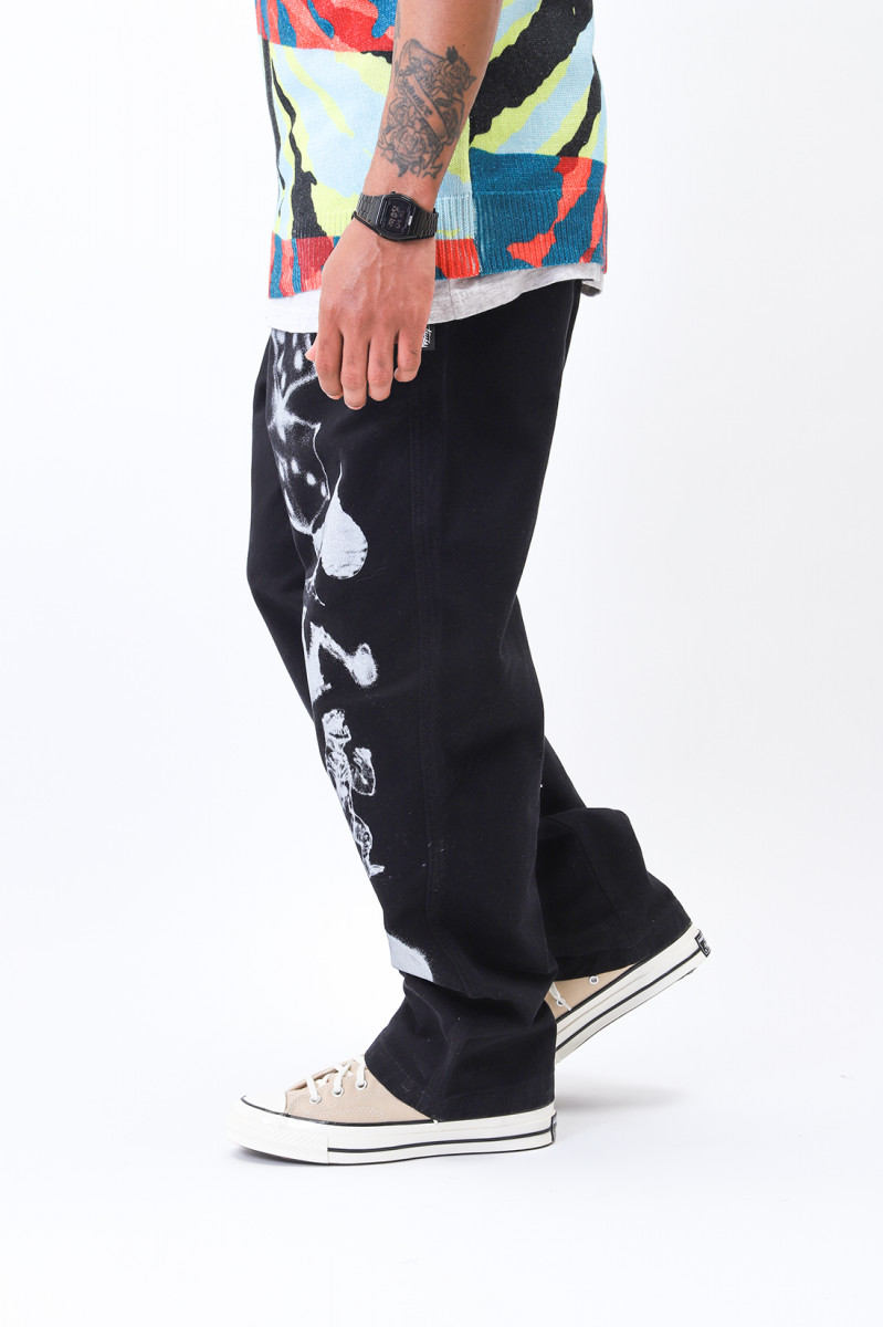 オールノット Stussy Airbrush Icon Beach Pant Black - crumiller.com